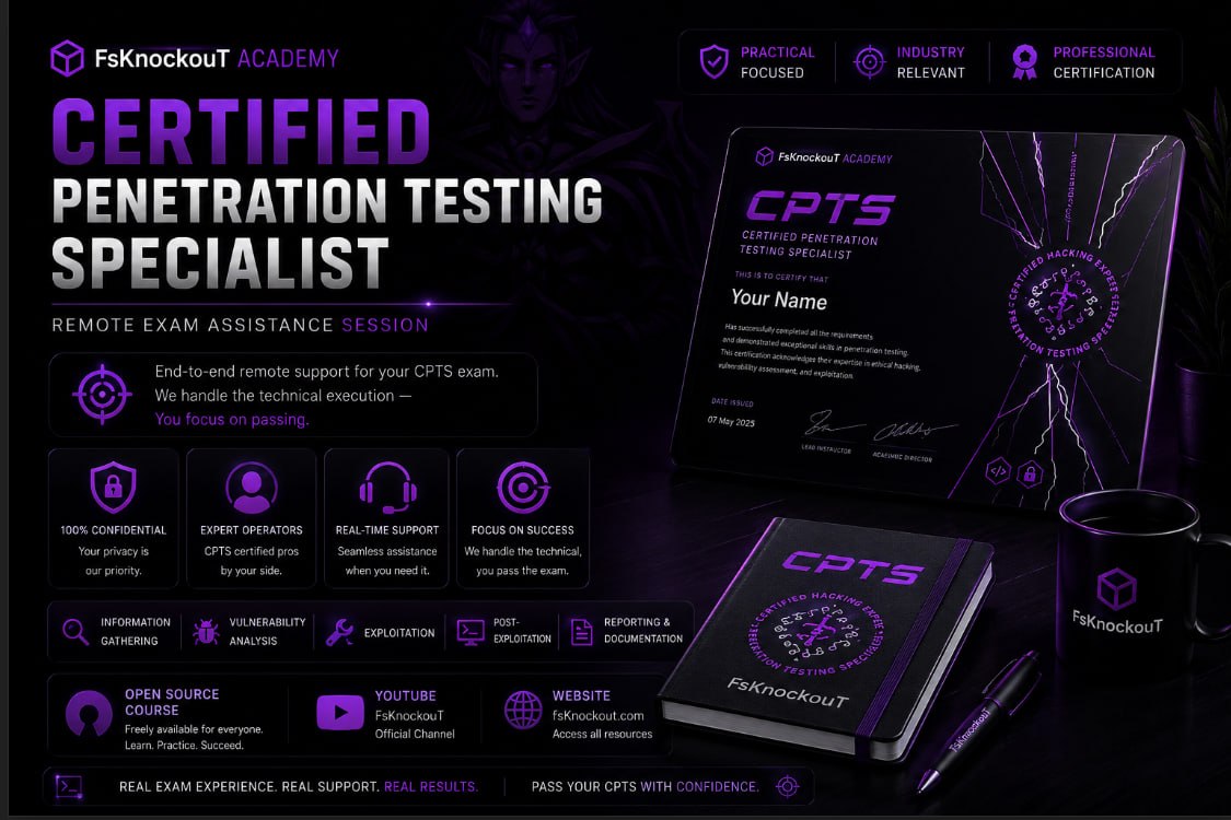 Remote Exam Assistance – Penetration Testing Specialist Session