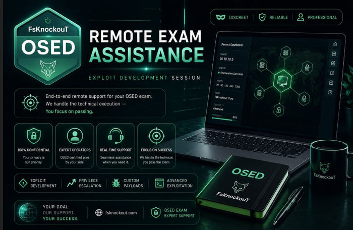 Remote Exam Assistance – Exploit Development Session