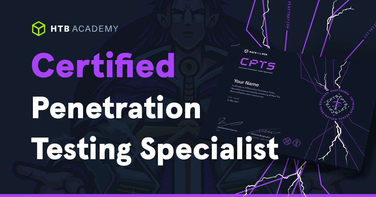 CPTS (HTB Certified Penetration Testing Specialist)