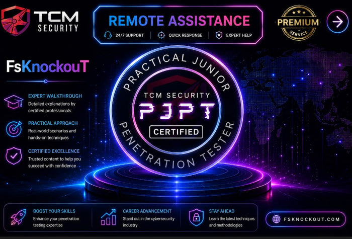 Remote-Prüfungsunterstützung – Junior Penetration Testing Session