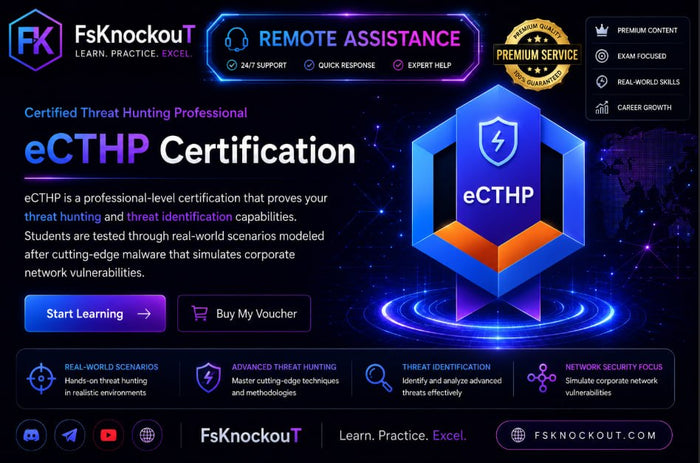 Remote Exam Assistance – Threat Hunting Professional Session