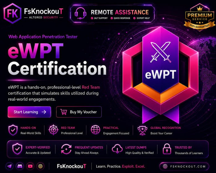 Remote Exam Assistance – Web Penetration Testing Session