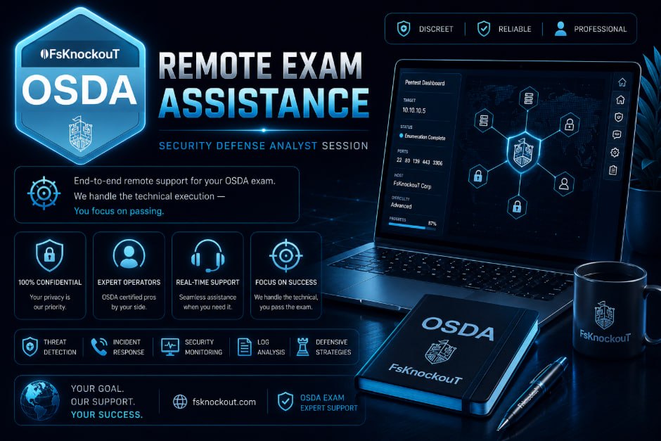 Remote Exam Assistance – Security Defense Analyst Session